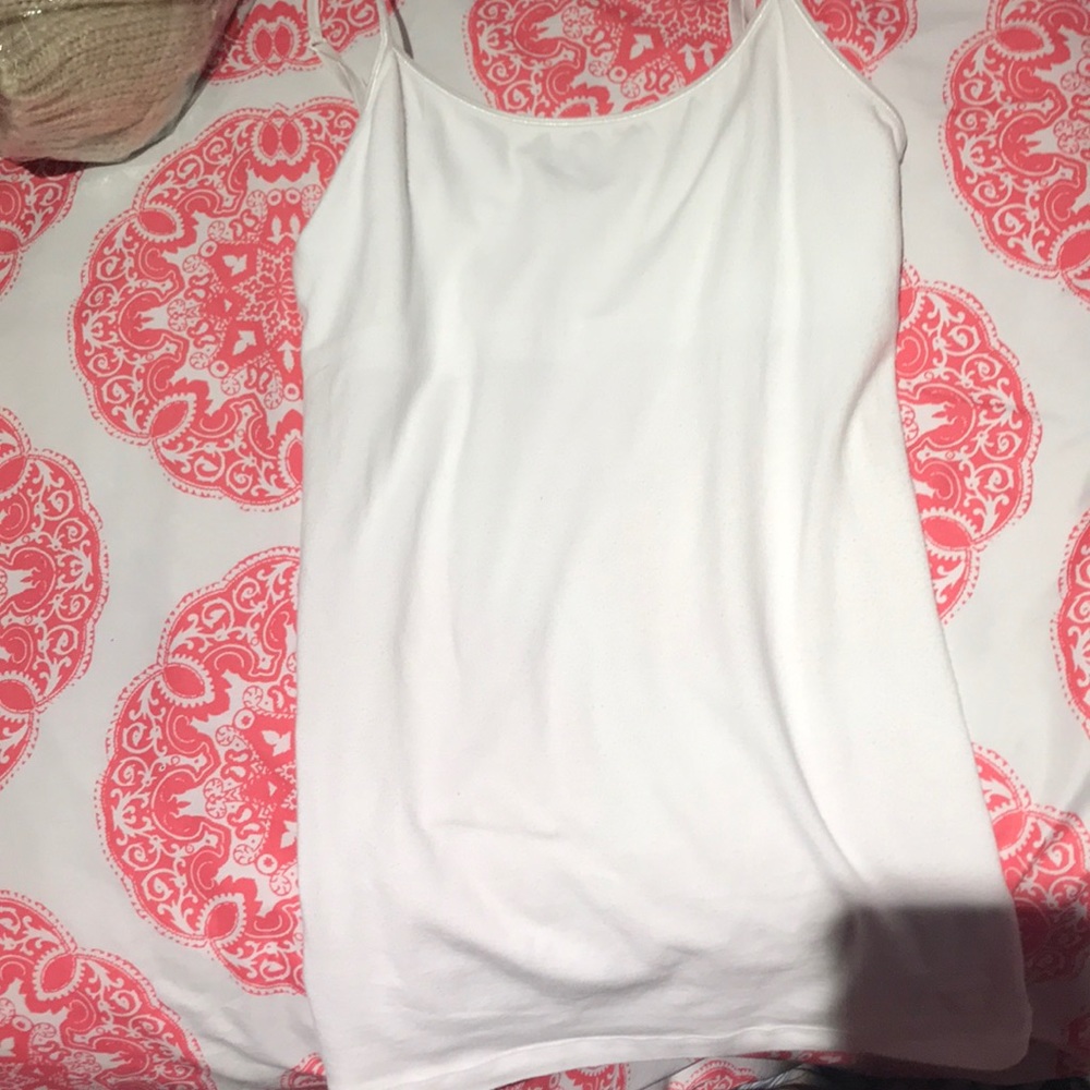 White Aeropostale built in bra tank top size M